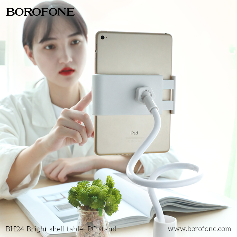 BOROFONE BH24 Bright shell gooseneck tablet holder NZ 8